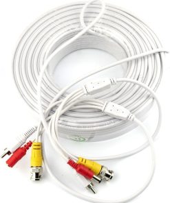 CAVO COLLEGAMENTO PROLUNGA TELECAMERA VIDEO SORVEGLIANZA VARI METR BNC+ALIM.+RCA