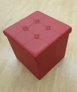 Cubo contenitore in ecopelle