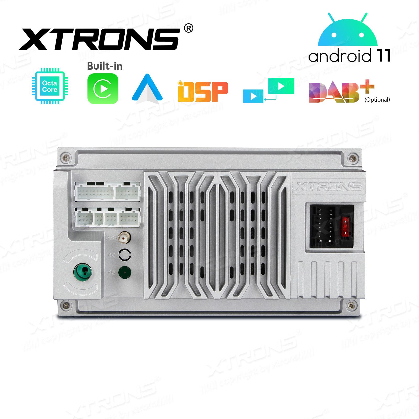 AUTORADIO ANDROID 11 GOLF 7 10 POLLICI STEREO AUTO NAVI GPS WIFI COMANDI VOLANTE - immagine 9