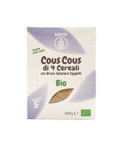 Cous Cous 4 Cereali Con Grano Senatore Cappelli Bio – 500 g