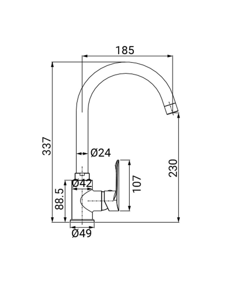 Miscelatore Lavello One - immagine 2