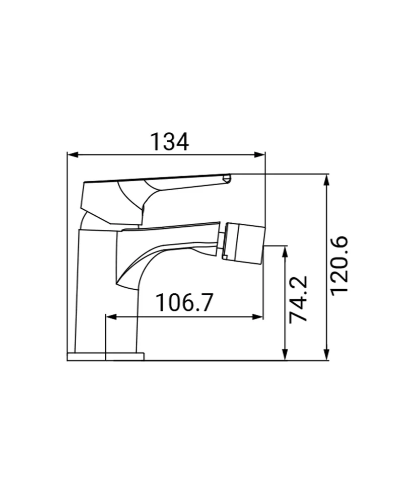 Miscelatore bidet serie Eureka - immagine 2