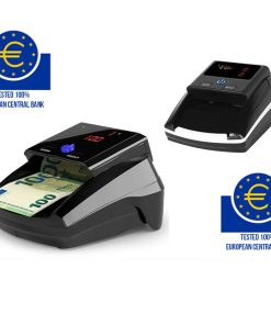RILEVATORE DI SOLDI FALSI AGGIORNABILE CON USB VERIFICA BANCONOTE FALSE EURO CON BATTERIA RICARICABILE E CONTA BANCONOTE