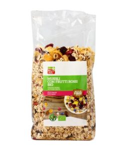 Muesli con Frutti Rossi Bio – 375 gr
