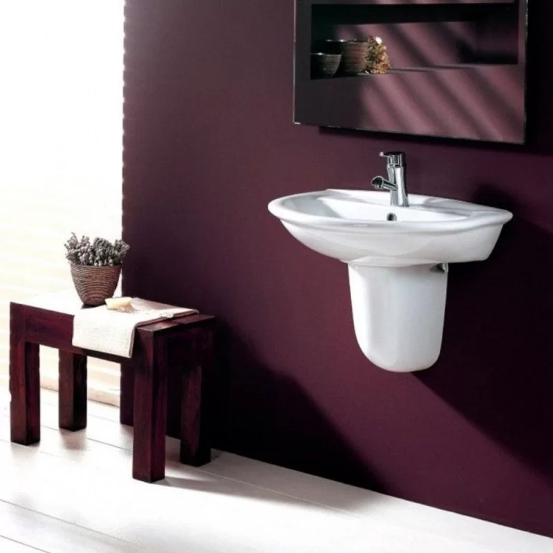 Semicolonna Lavabo Fiore - immagine 3