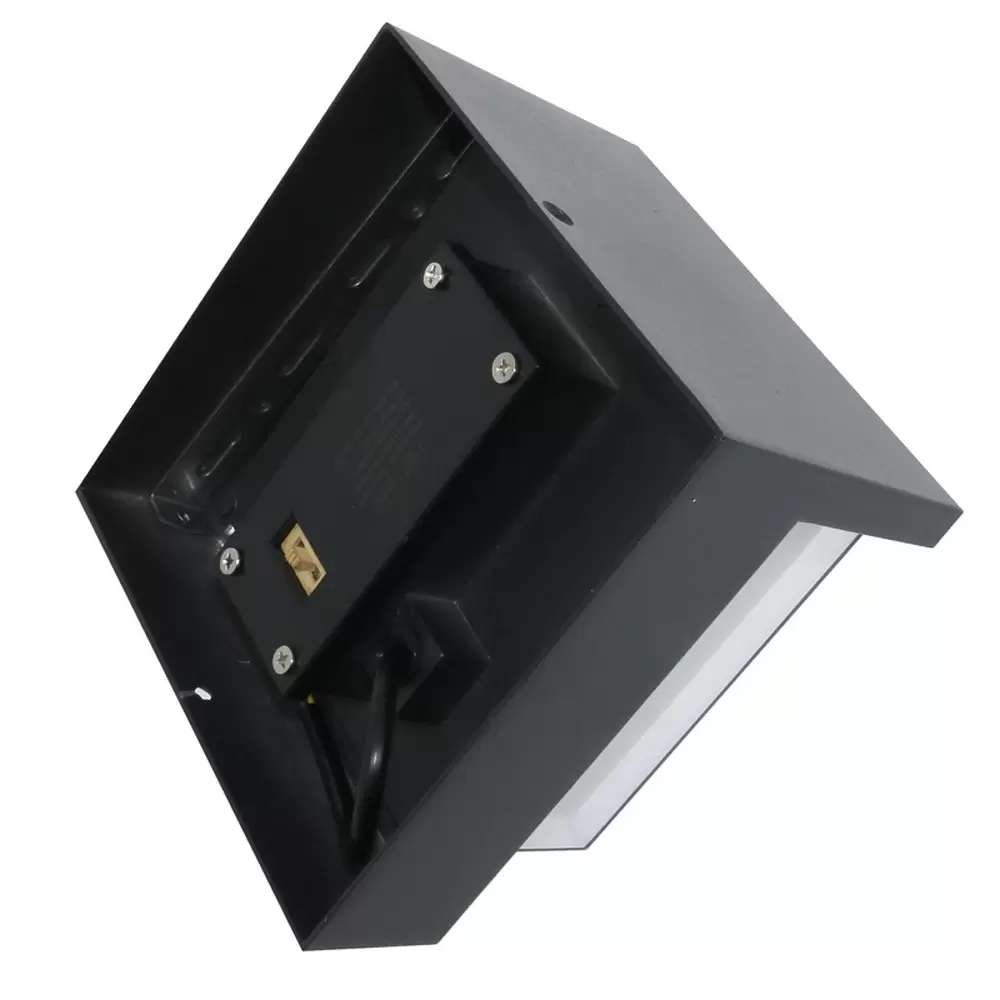 Applique Led da parete Cinza 12W Nero IP65 CCT Temperatura colore regolabile M LEDME - immagine 2