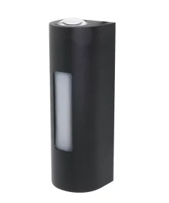 Applique Led da parete Lounge 10W Nero IP54 Bianco caldo 3000K M LEDME