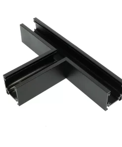 Connettore a T orizzontale per binario magnetico 16mm nero M LEDME