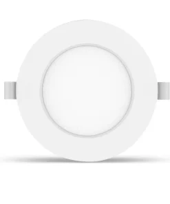 Faretto Led da incasso 4W Rotondo Cornice bianca Apertura 100 gradi Bianco freddo 6500K Aigostar