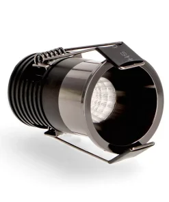 Faretto Led da incasso 5W Rotondo Cornice nera Apertura 24 gradi CCT temperatura regolabile M LEDME