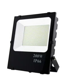 Faro proiettore Led 200W Nero da esterno IP65 Bianco Freddo 6000K M LEDME