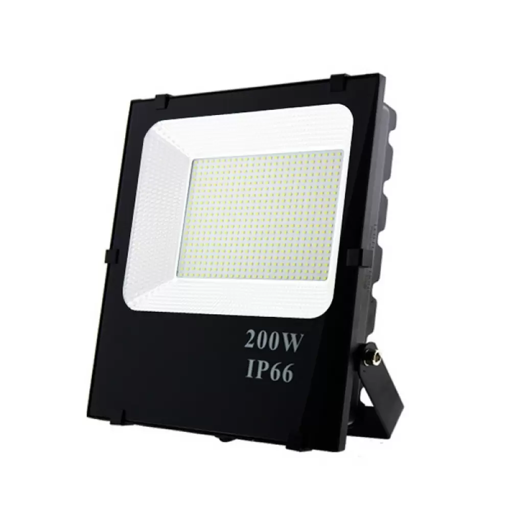 Faro proiettore Led 200W Nero da esterno IP65 Bianco Freddo 6000K M LEDME