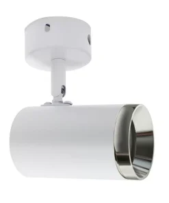 Lampadario da soffitto City Bianco 1 Faretto GU10 Orientabile M LEDME