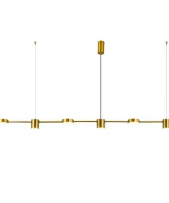 Lampadario Led da soffitto Sixng Oro 30W Bianco neutro 4500K M LEDME