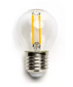 Lampadina Led a Filamento E27 G45 a sfera 4W Bianco caldo 2700K Aigostar