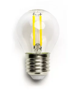 Lampadina Led a Filamento E27 G45 a sfera 4W Bianco freddo 6500K Aigostar