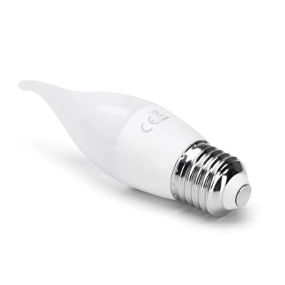 Lampadina Led E27 CL37 a colpo di vento 4W Bianco caldo 3000K Aigostar - immagine 2