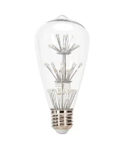 Lampadina Led Fuochi d’artificio E27 ST64 1,8W decorativa Bianco caldo 1800K Aigostar