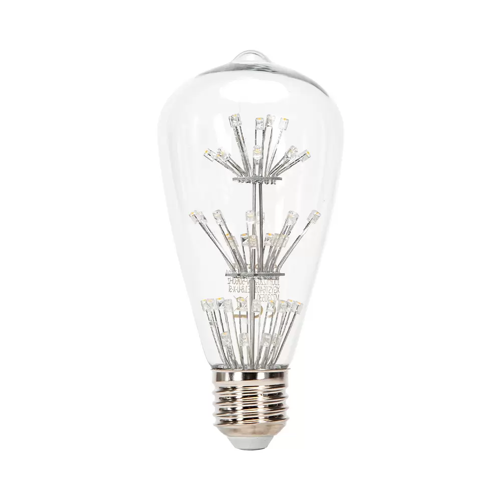 Lampadina Led Fuochi d’artificio E27 ST64 1,8W decorativa Bianco caldo 1800K Aigostar