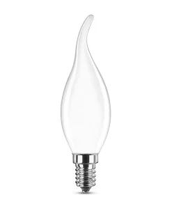 Lampadina Led Opaca a Filamento E14 CL35 a colpo di vento 4W Bianco caldo 2700K Novaline
