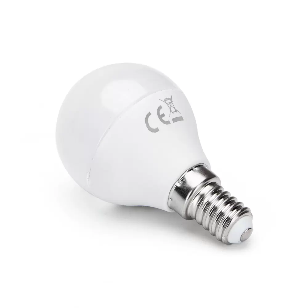 Lampadina Led Smart G45 E14 6,5W WiFi RGB CCT luce regolabile e dimmerabile Aigostar - immagine 2