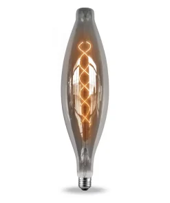 Lampadina Led Titanio Fumé a Filamento E27 CT120 8W decorativa Bianco caldo 2200K Novaline