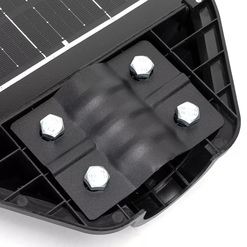 Lampione stradale Led 70W Nero con pannello solare IP65 Bianco freddo 6500K con sensore crepuscolare e di movimento Aigostar - immagine 5