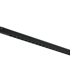 Modulo Faretti Led lineare da binario magnetico 16mm Hallway 18W nero 39cm Bianco freddo 4000K M LEDME