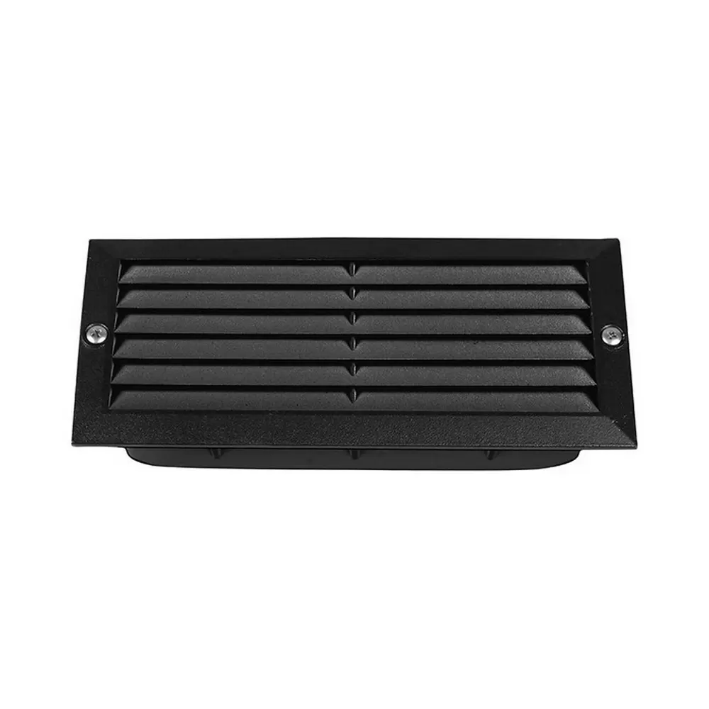 Plafoniera da esterno ad incasso Canaletto Nera 1 x E27 IP44 Novaline