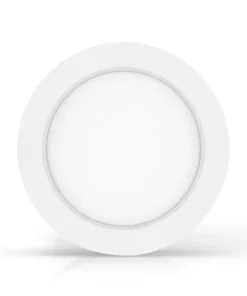 Plafoniera Led slim 12W Bianca Rotonda Bianco neutro 4000K Aigostar