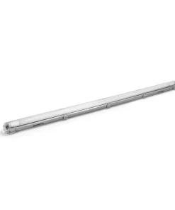 Plafoniera stagna a 1 posto con Tubo Led G13 T8 incluso da 120cm IP65 Bianco freddo 6500K Aigostar