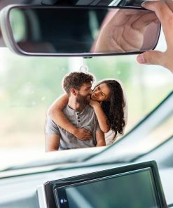 Profumatore per Auto Personalizzato con Foto di Coppia – Idea Regalo per San Valentino, Anniversario