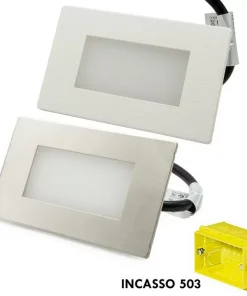 Segnapasso Led 3W da incasso per scatola 503 CCT temperatura colore regolabile Wisdom