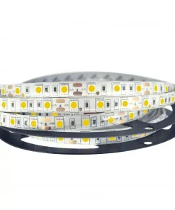 Striscia Led 12V 70W SMD 5050 5 metri IP65 Bianco Freddo 6000K M LEDME