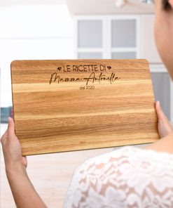 Tagliere Personalizzato “Le ricette di Mamma” – Idea Regalo Mamma
