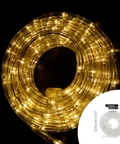 Tubo luminoso 20 metri da esterno da 400 Led Bianco Caldo Wisdom