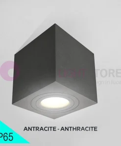 ALMERIA ANTRACITE Faretto Cubetto da Soffitto Design Moderno GU10 IP65