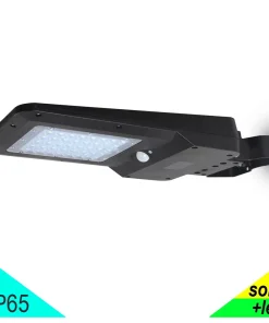 YUMA15KN Proiettore Stradale Led 15W 2500Lm Con Pannello Solare, Crepuscolare e Sensore PIR